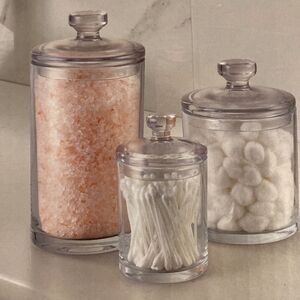 Huntington Home Apothecary Glass Jar/Storage Set